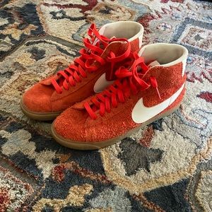 Nike Blazer red suede